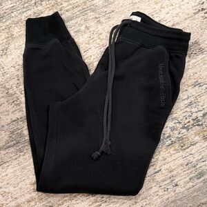 Abercrombie & Fitch Black Joggers